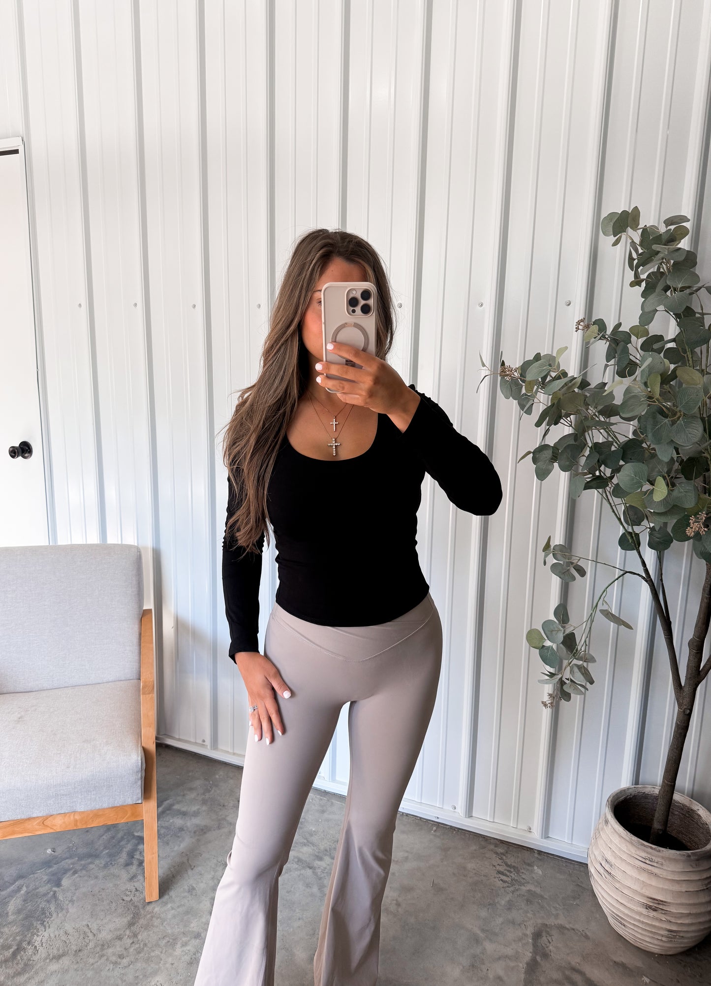 Double Layered Rayon Long Sleeve - 3 colors