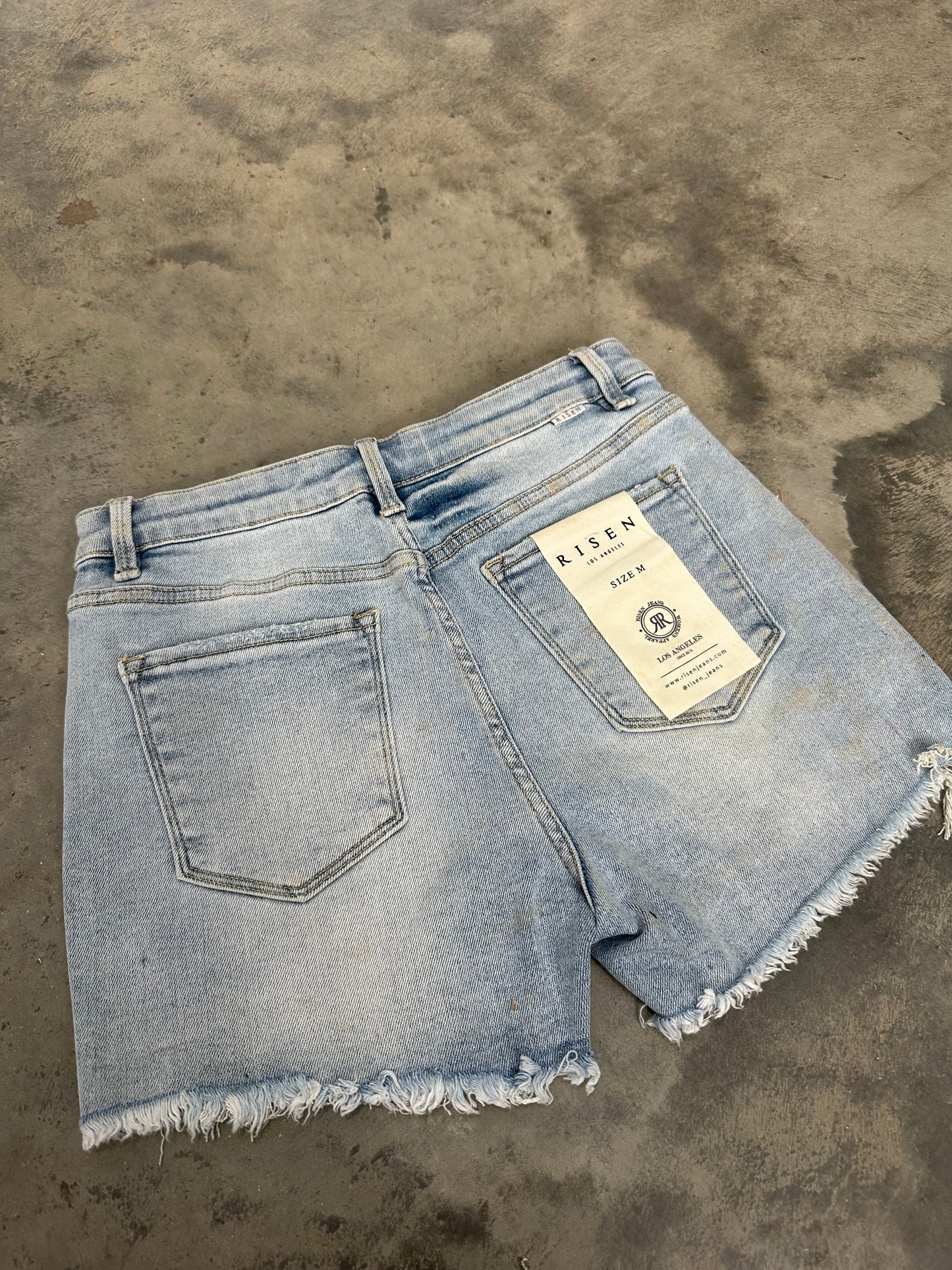 Hayleigh High Rise comfort stretch Denim Shorts- 3 denim shades *restock*