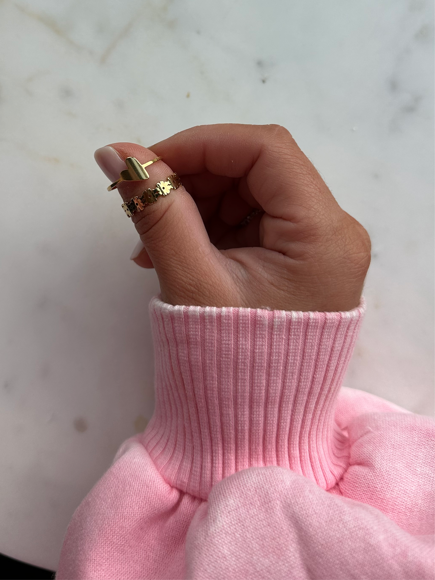 Heart Stack Ring - Waterproof
