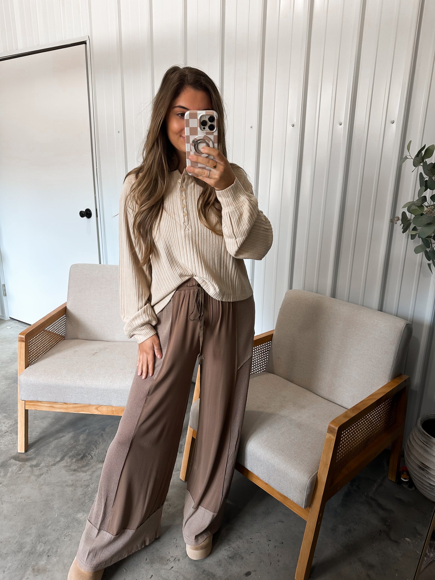 Lidia Lounge Pants - mocha