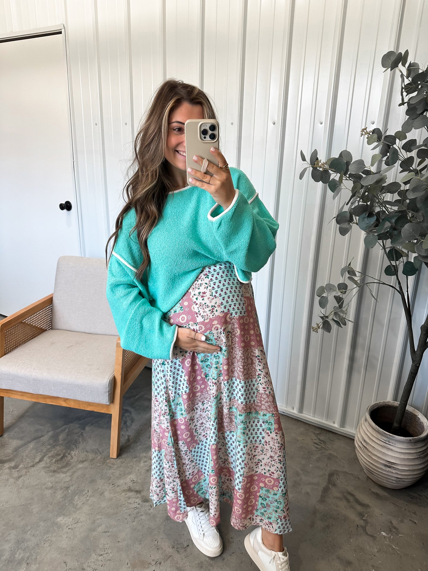 Karter Sweater- Aquamarine