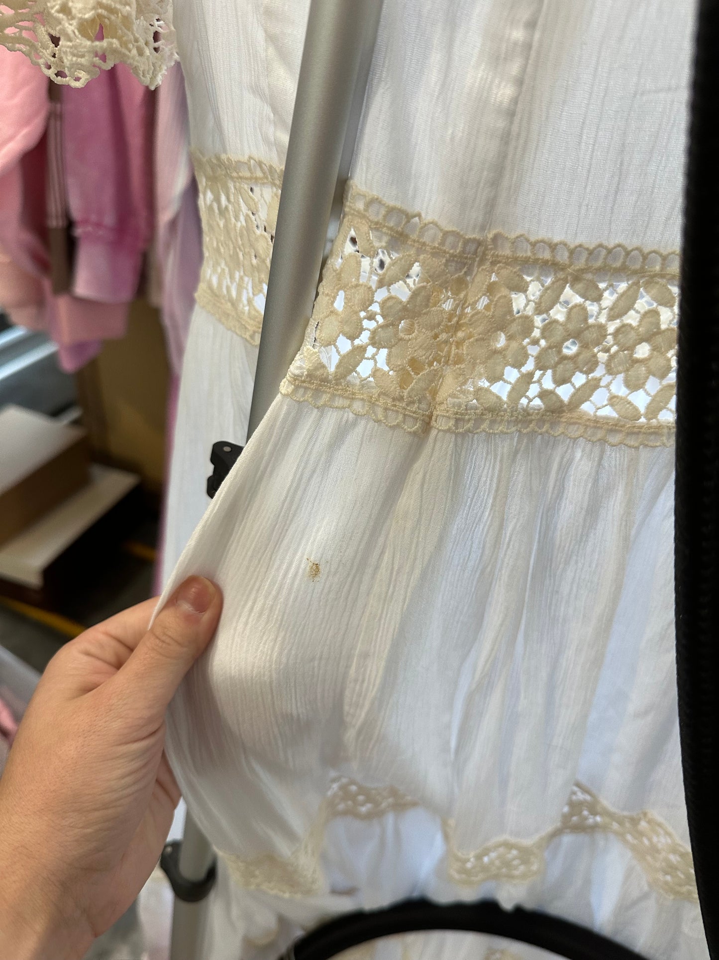 White Beachy Maxi Dress *LIGHTLY LOVED*