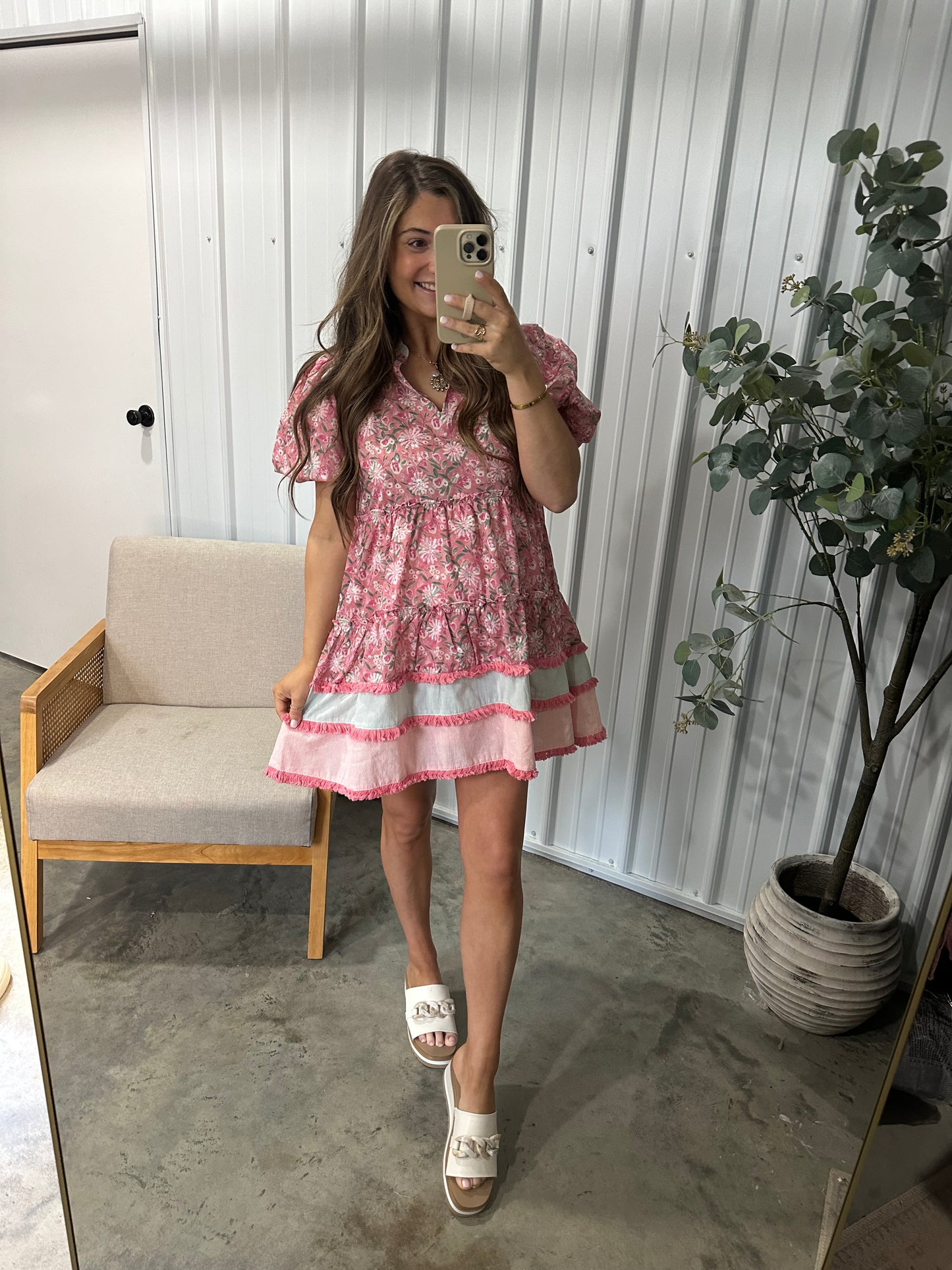 Fraya Fringed Mini Dress