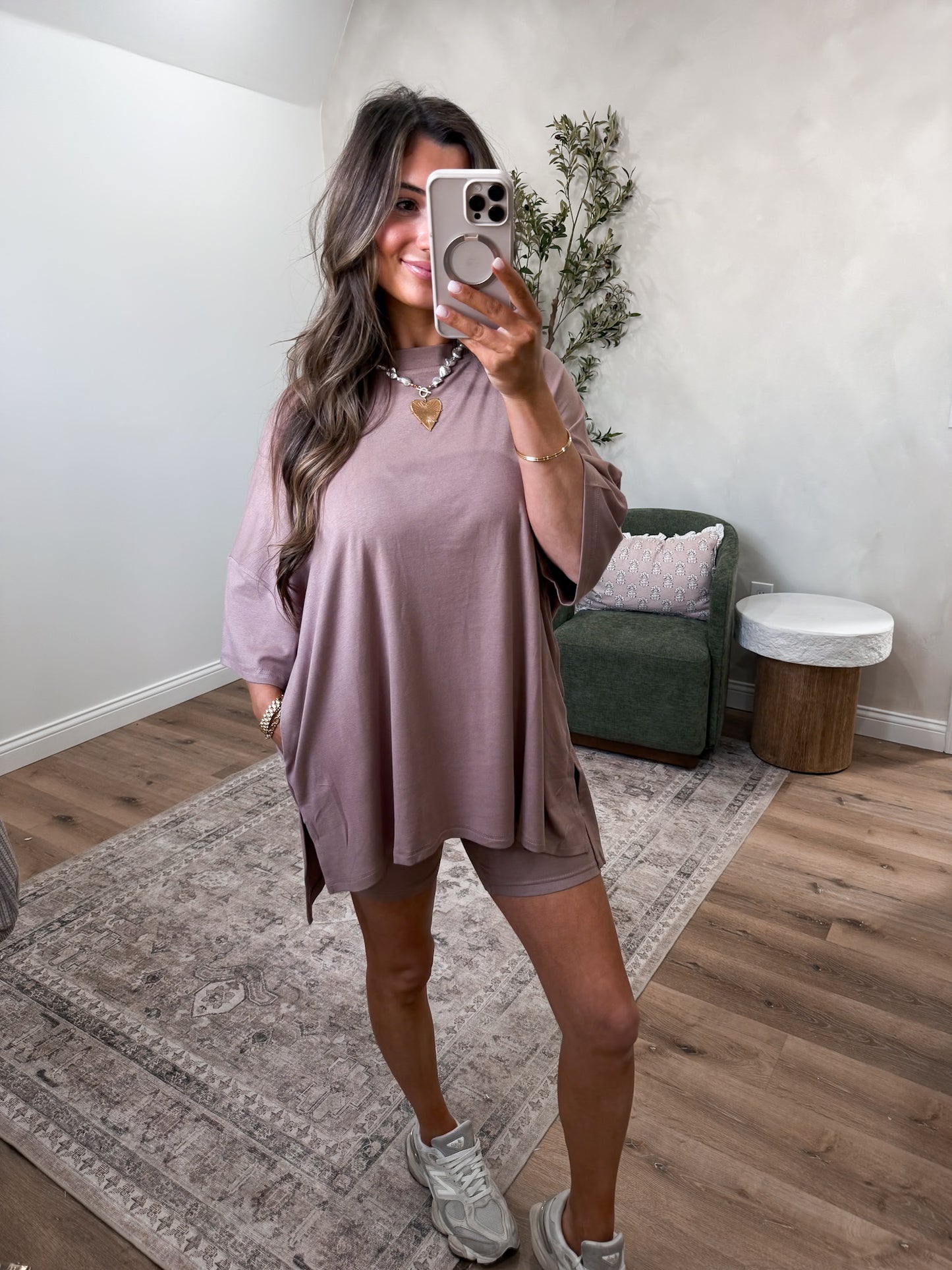 Graysyn Tunic Set - coffee
