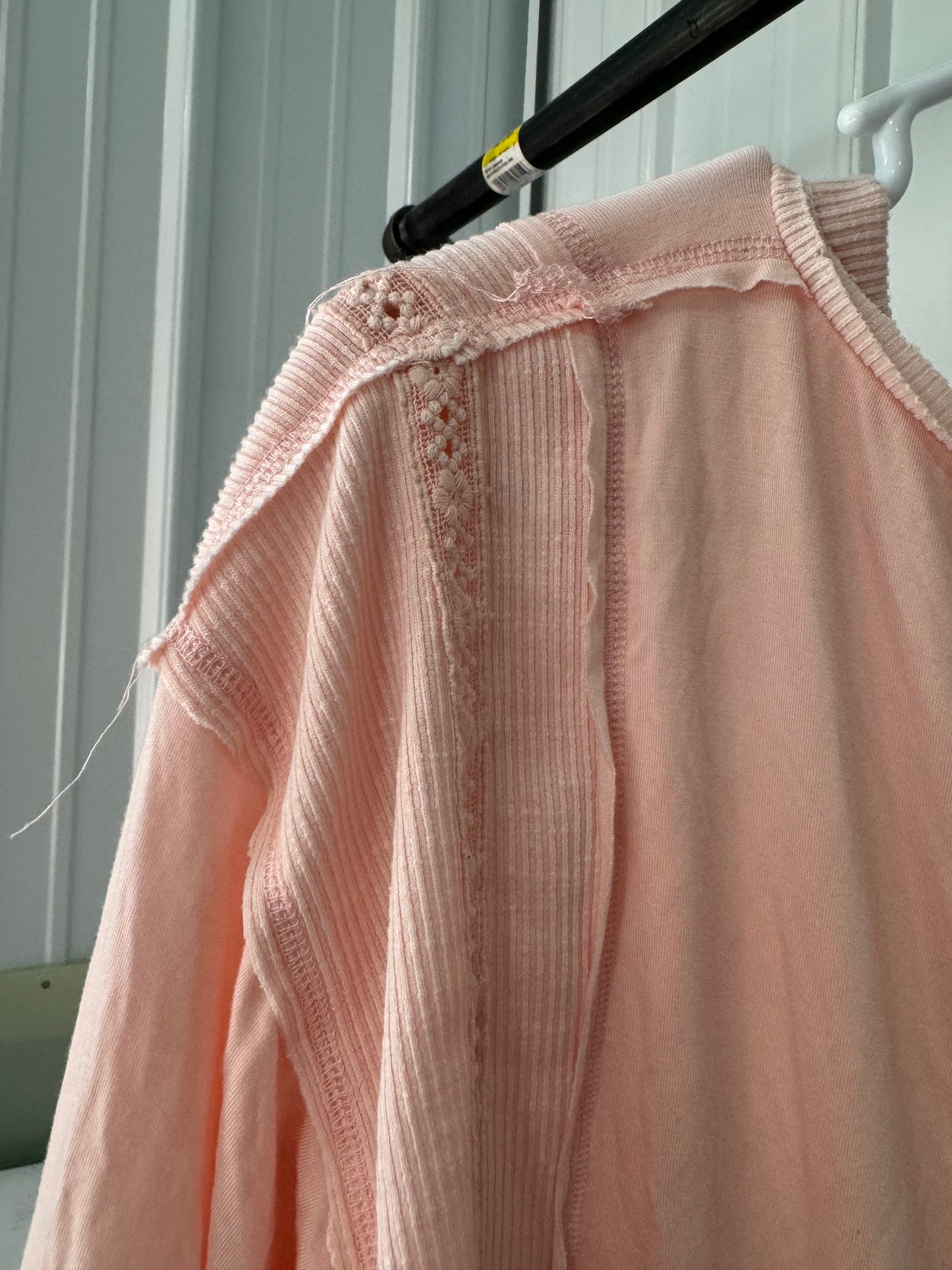 Lace Trim Relaxed Fit Top - LIGHTLY LOVED
