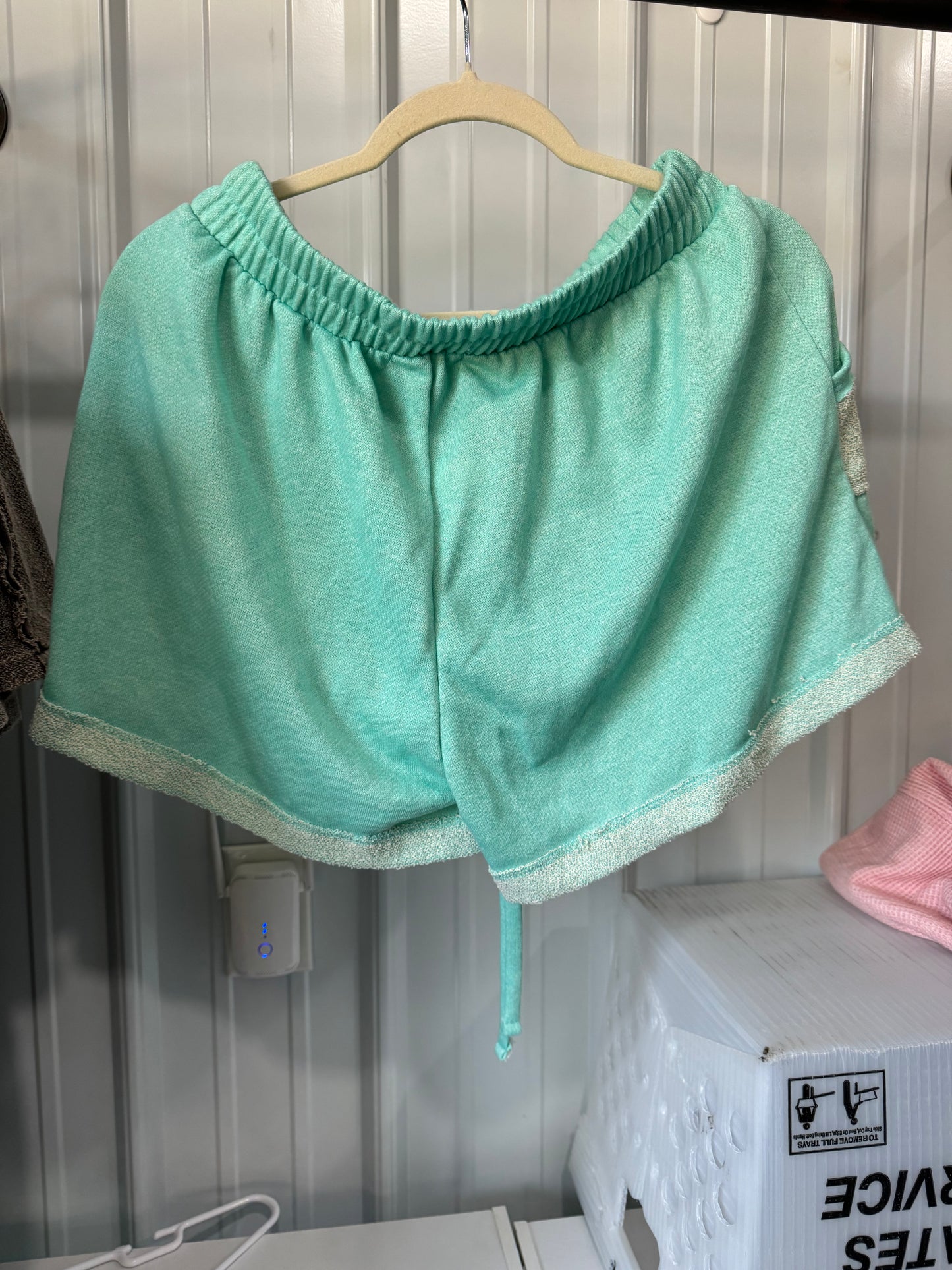 Georgia Set Mint - *shorts only* LIGHTLY LOVED