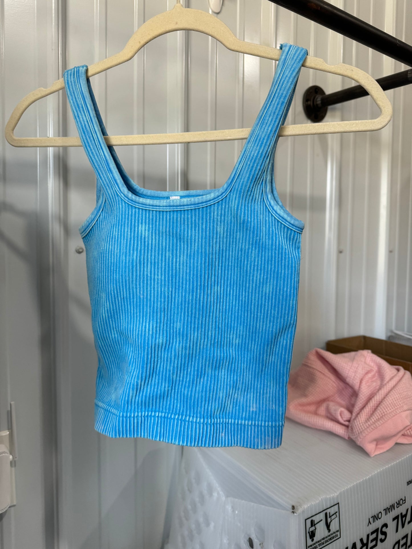 Deedra Tank- Blue **LIGHTLY LOVED**