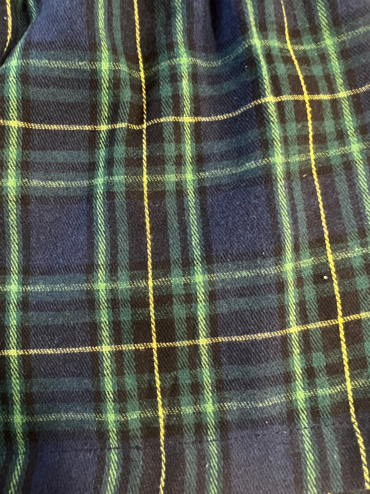 Leighton Plaid Boxer Shorts - green