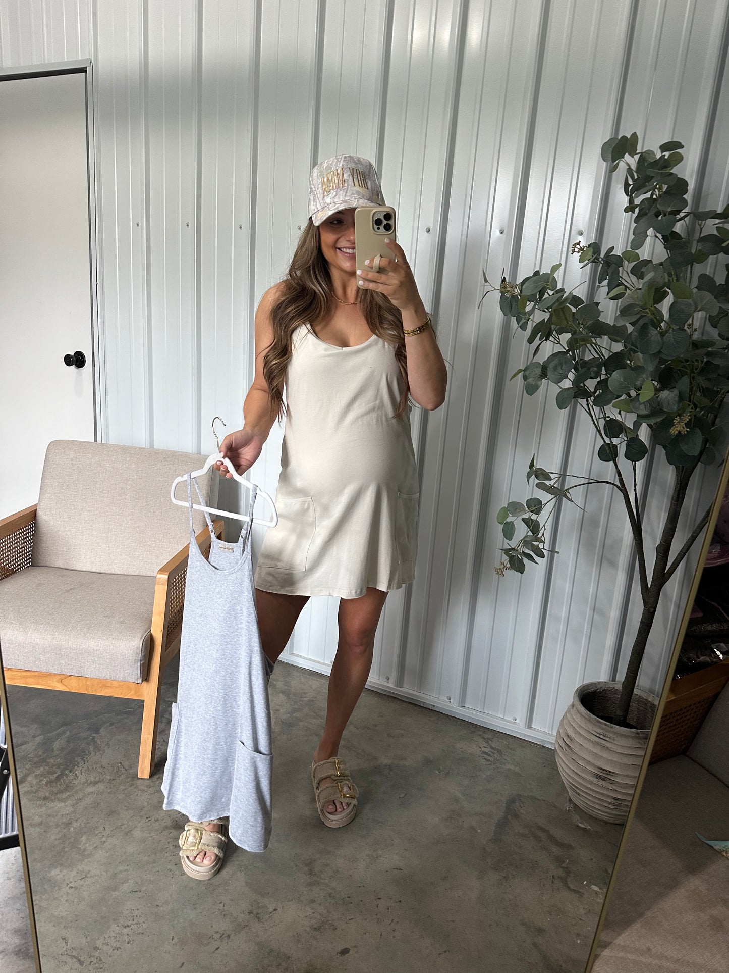 On the daily Romper Dress- 2 NEW Colors