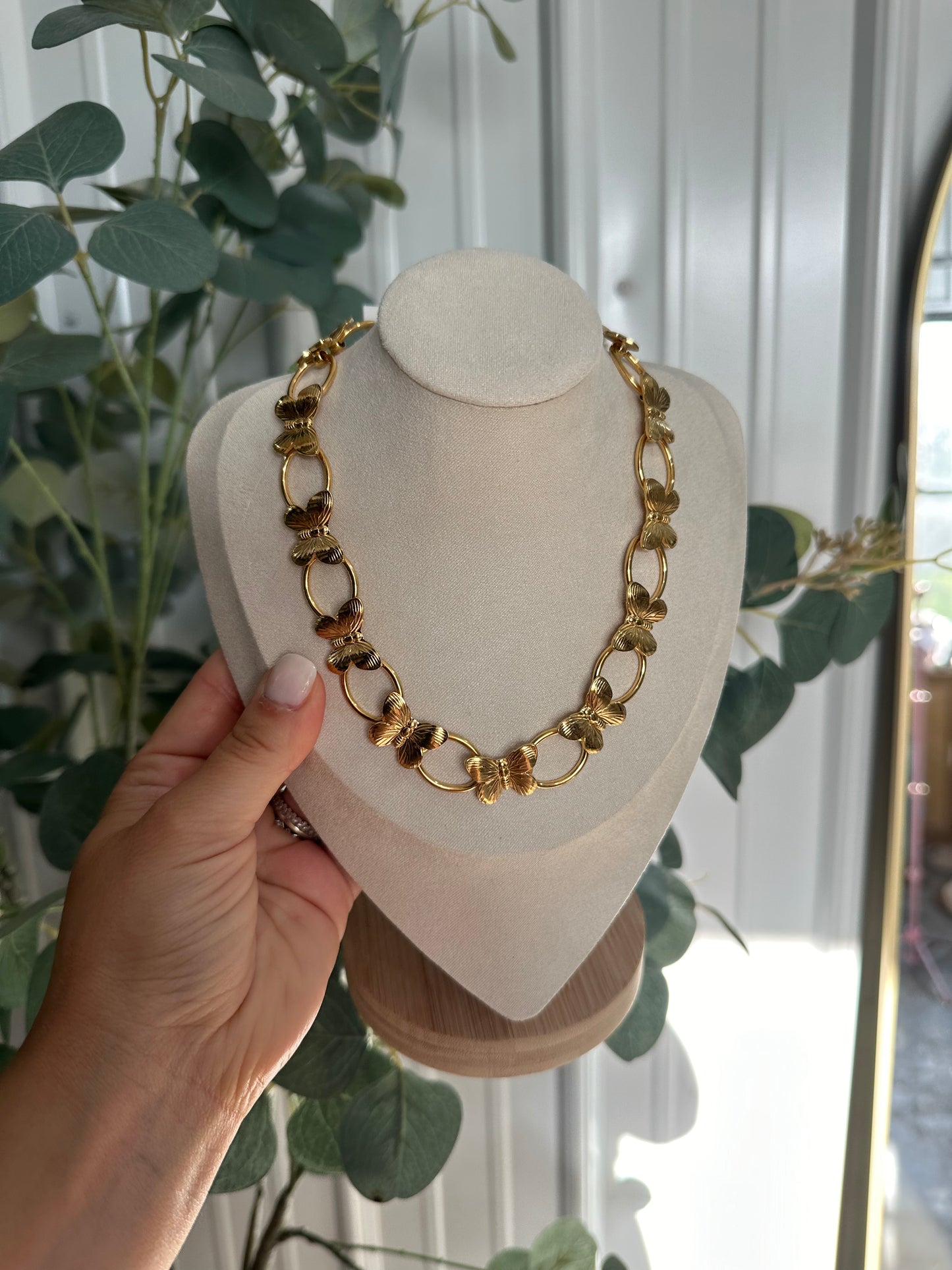 Butterfly Chain Necklace- Waterproof