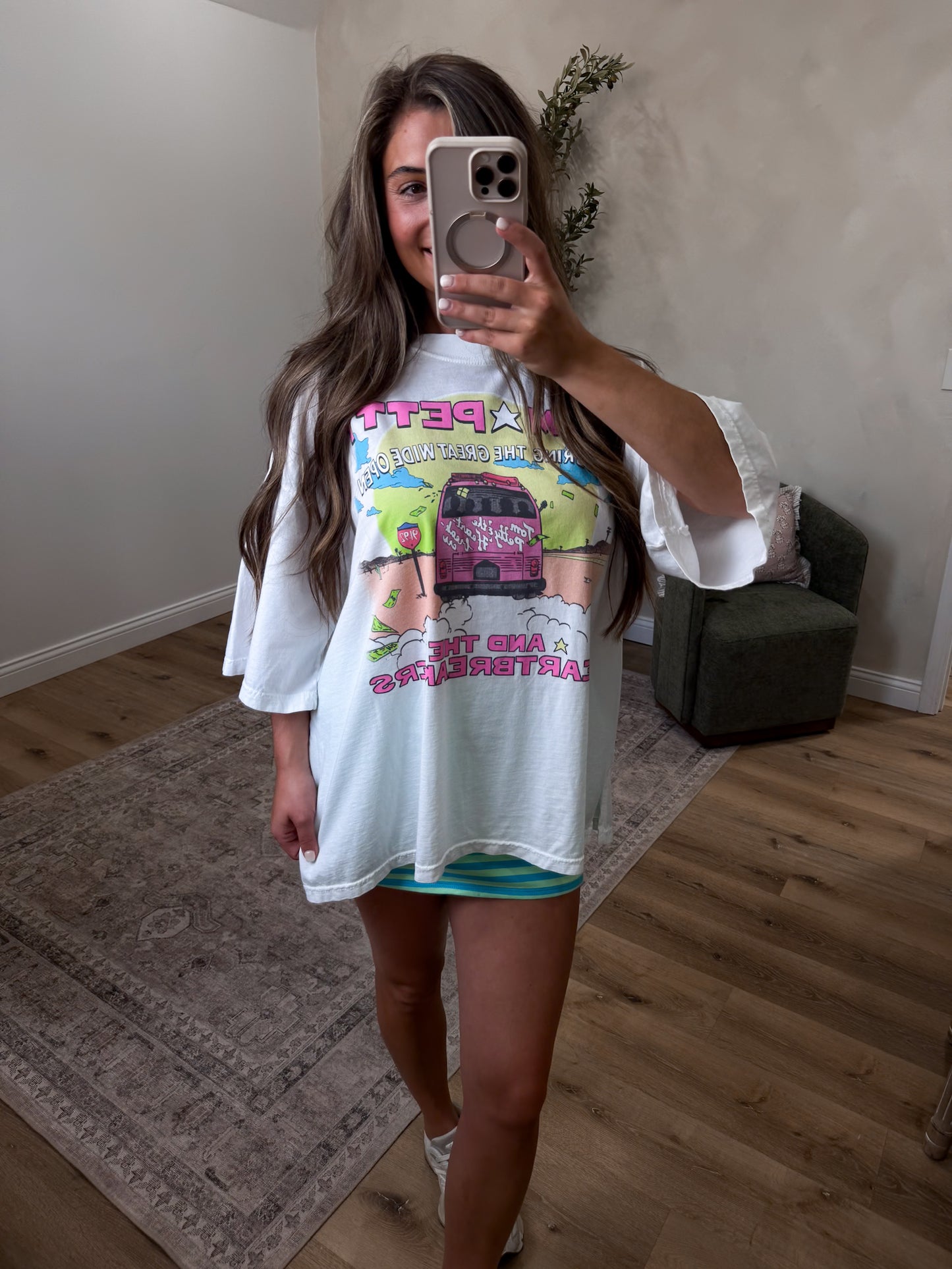 Tom Petty Graphic Tee - white