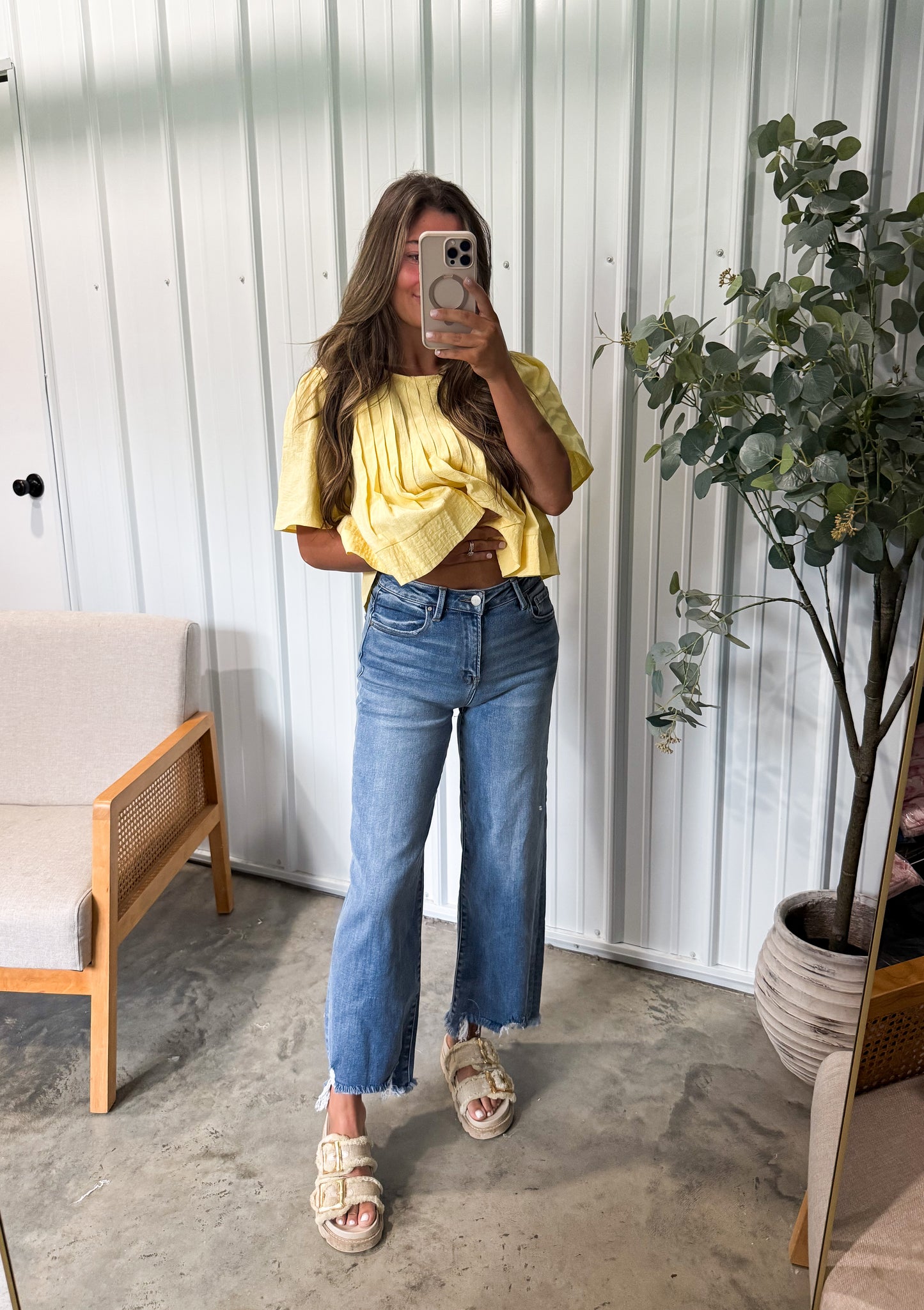 Alani stretch High Rise Jeans - medium wash