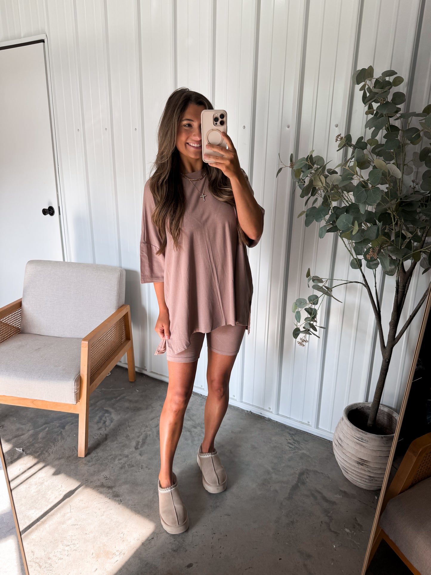 Graysyn Tunic Set- glazed donut