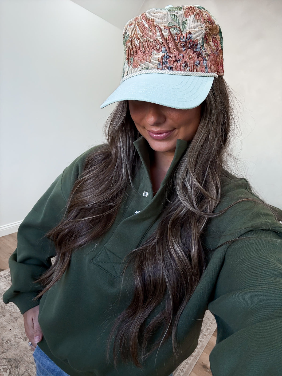 Howdy Floral Hat