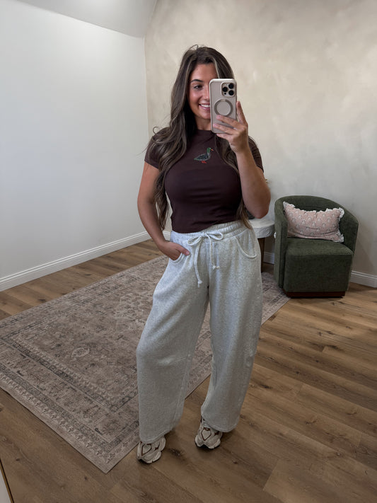 The Homestead Sweat - heather grey