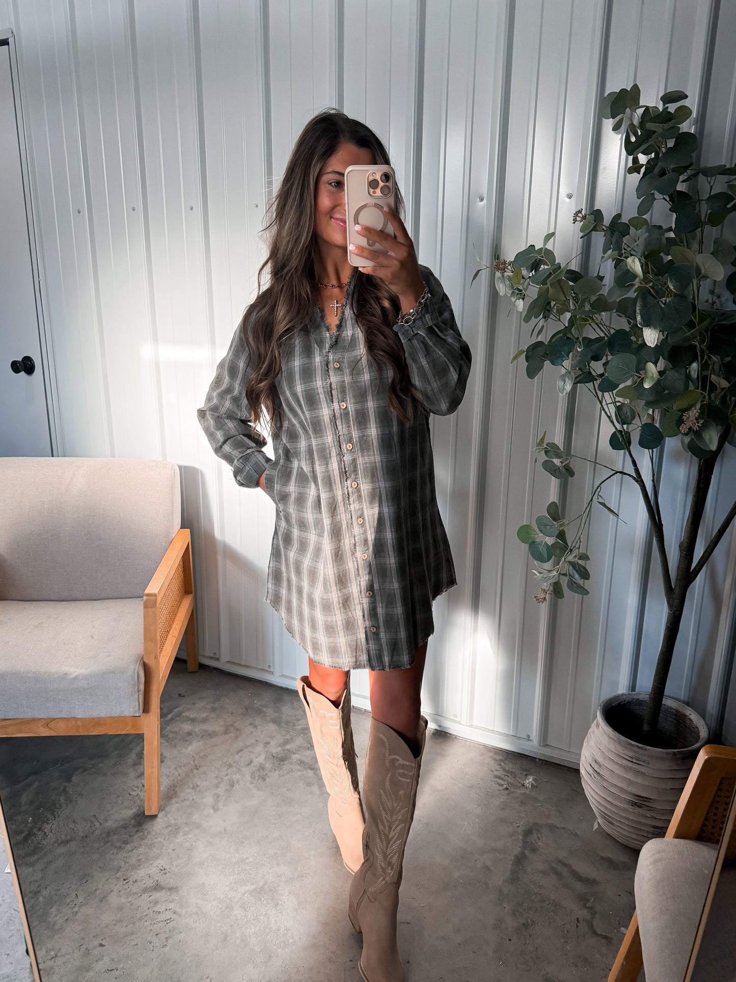 Pinewood Flannel Dress