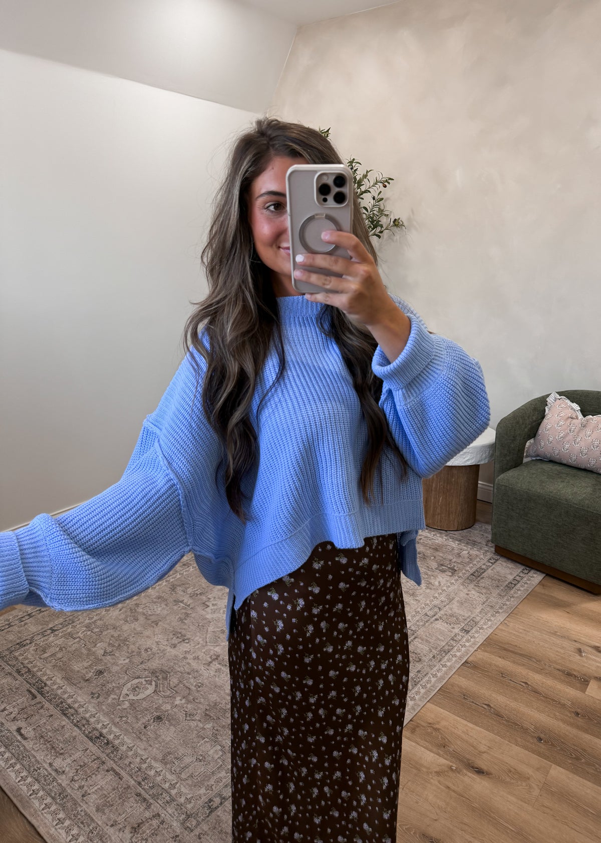 Mallory Pullover - light blue