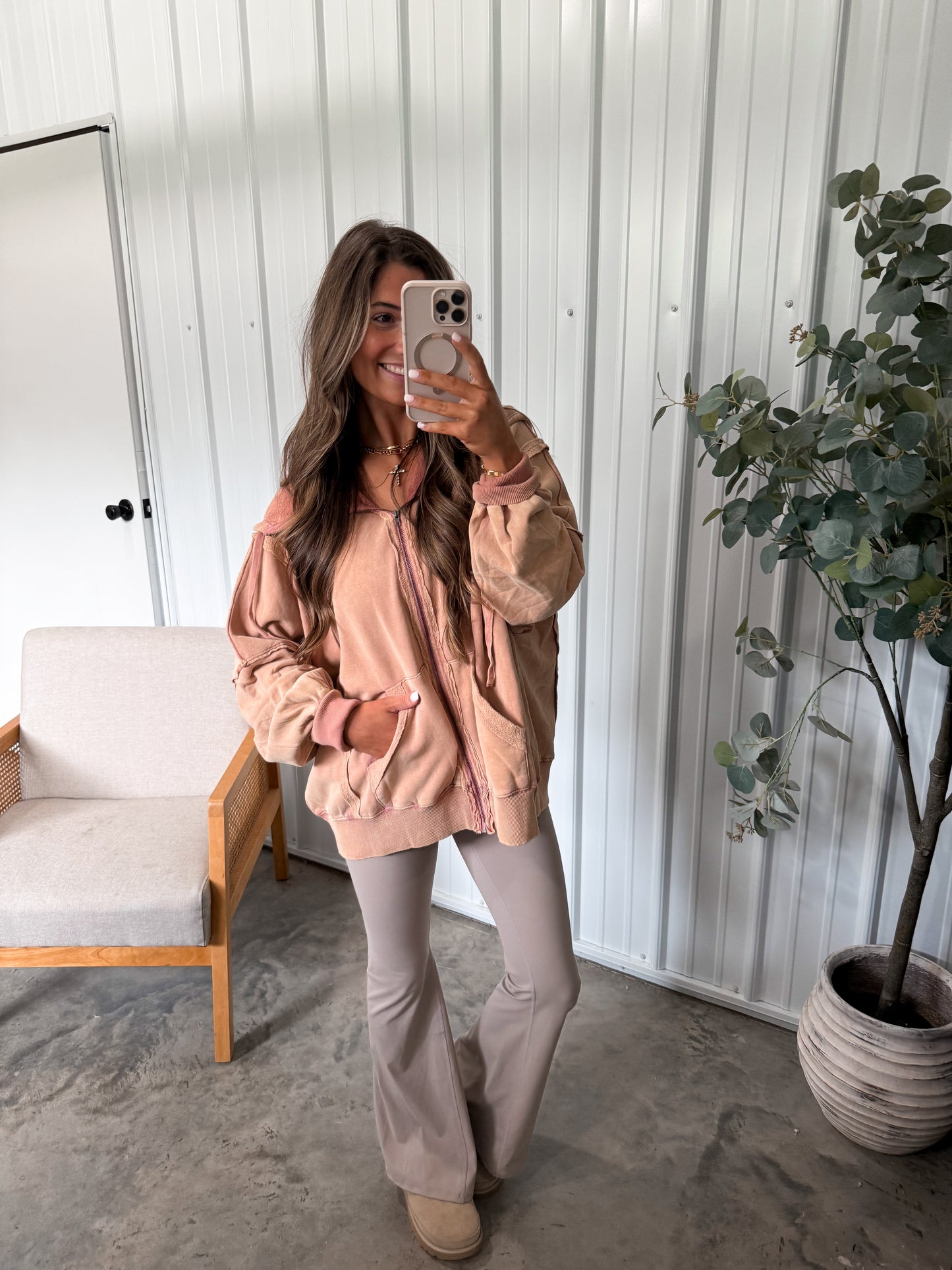 Olivia Oversized Full Zip Hoodie