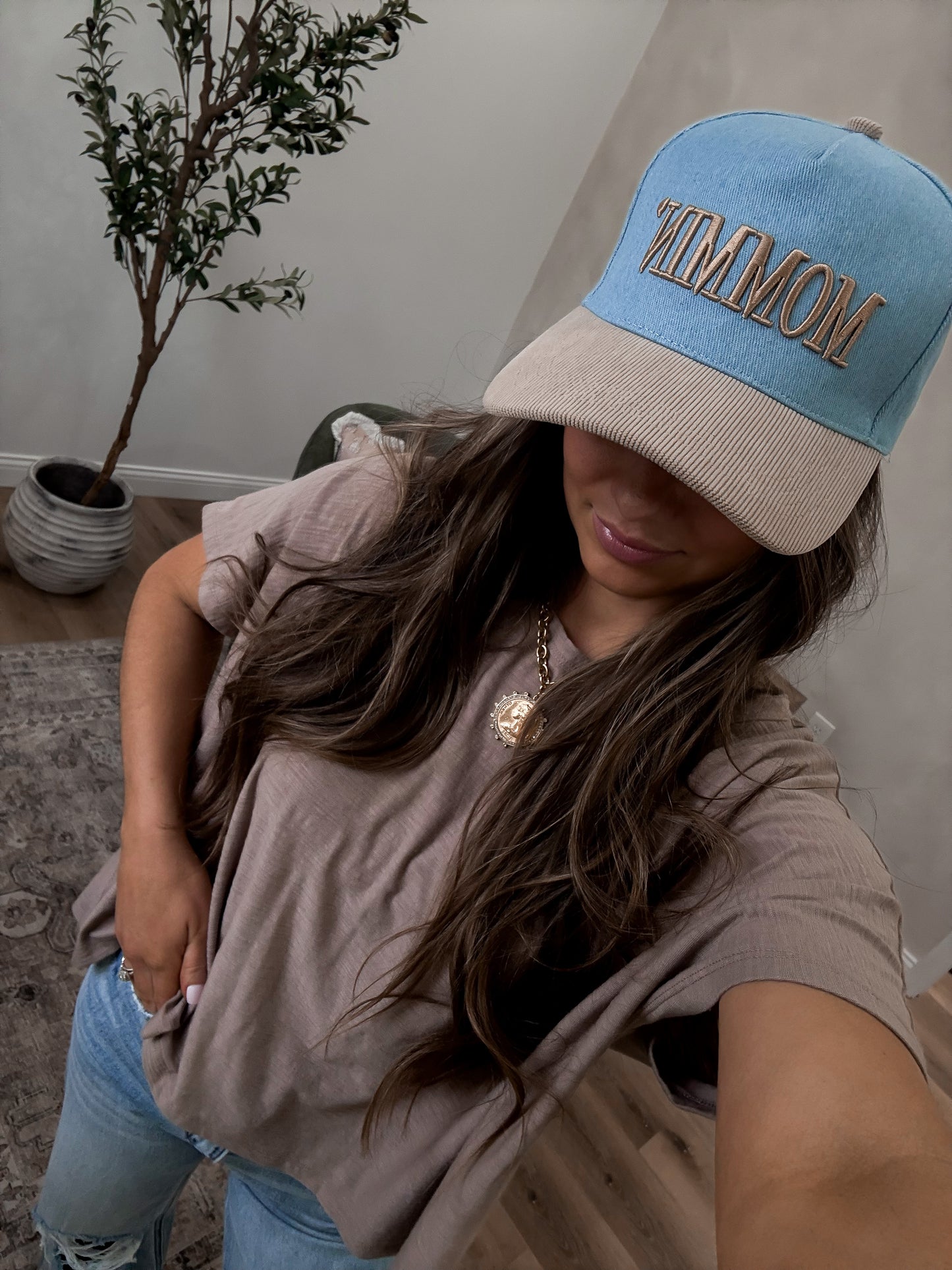Mommin' Denim Hat