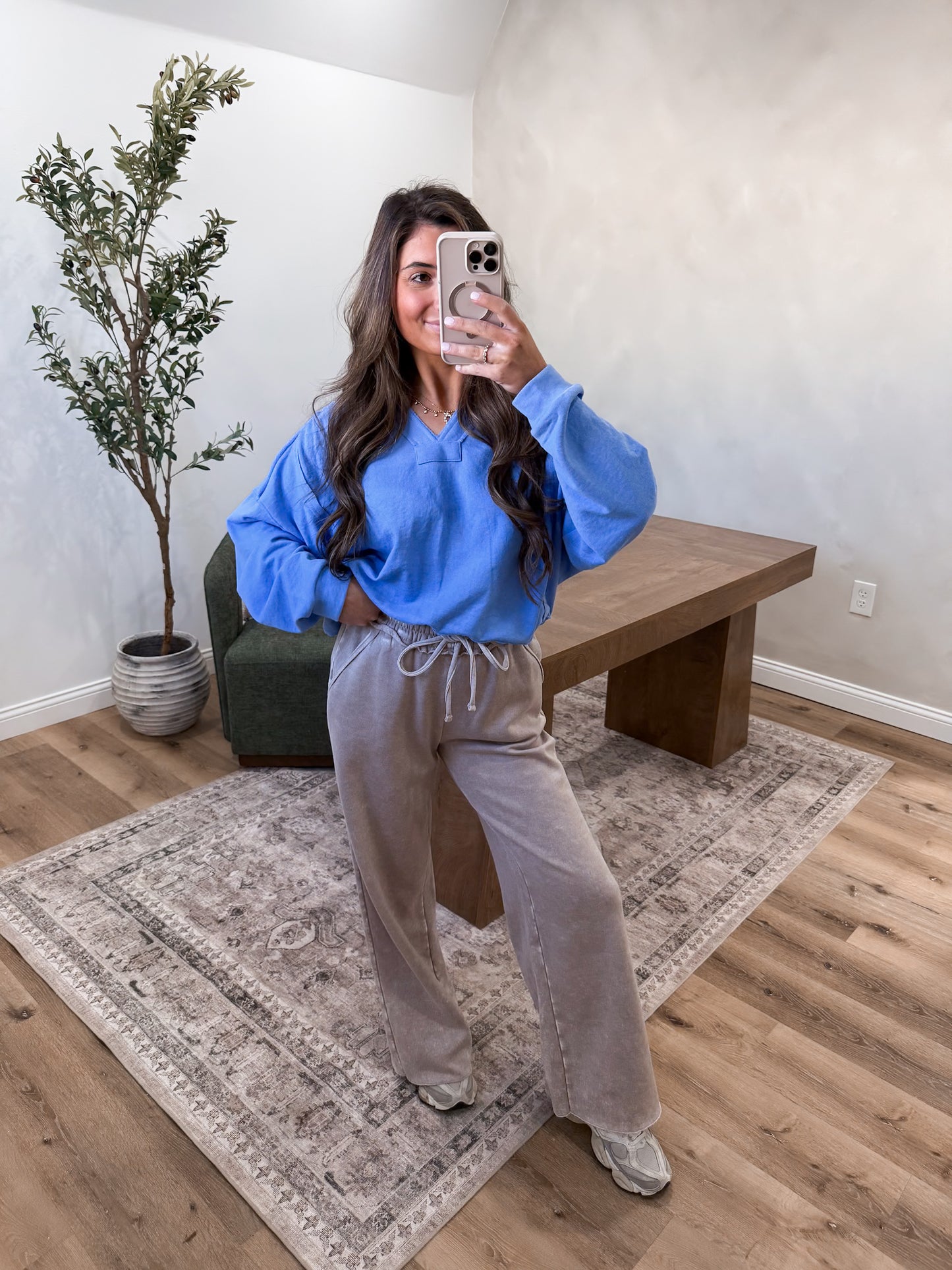 Elsa Lounge Pants - Ash Mocha