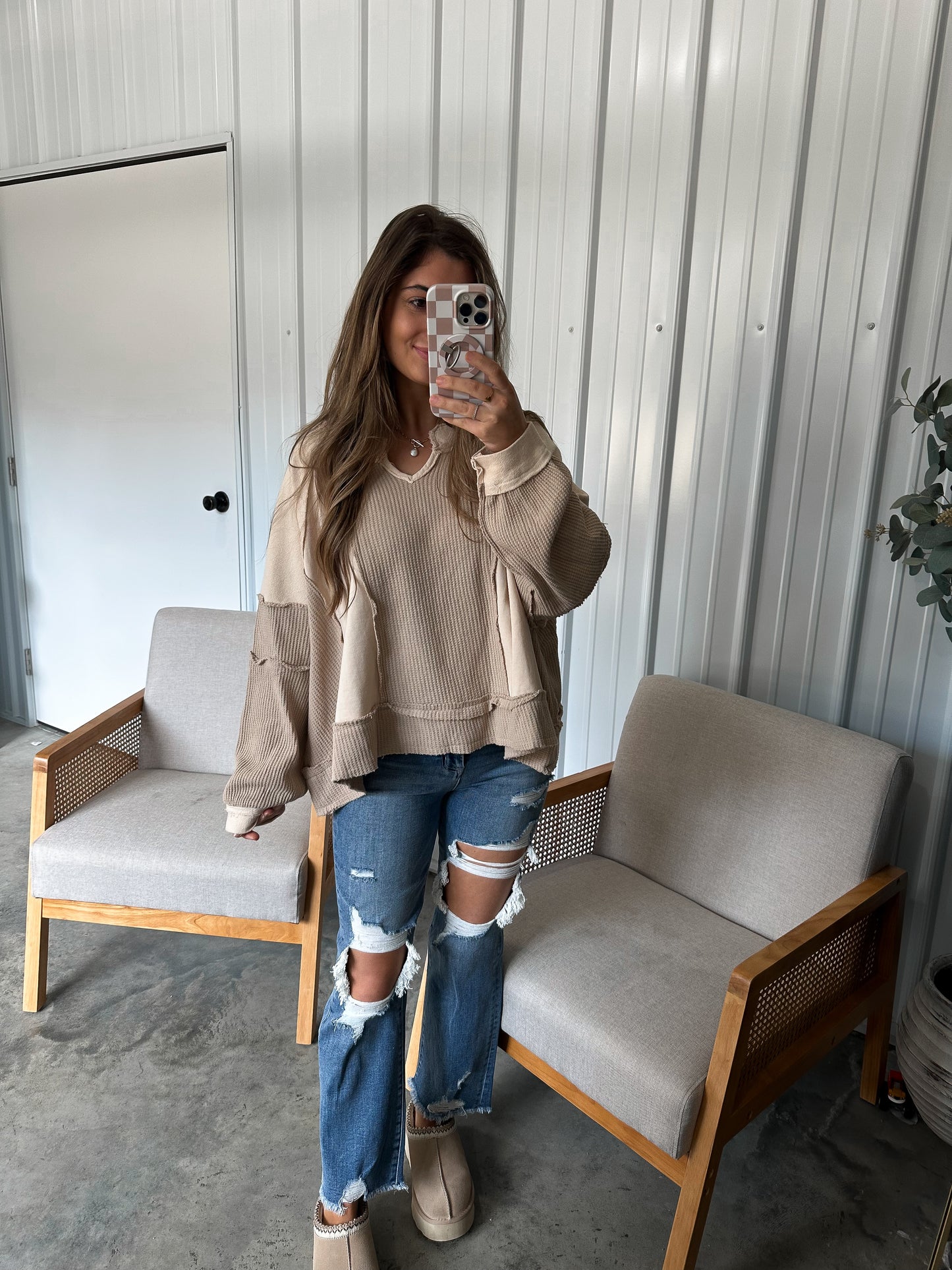 Jordyn Pullover- Beige