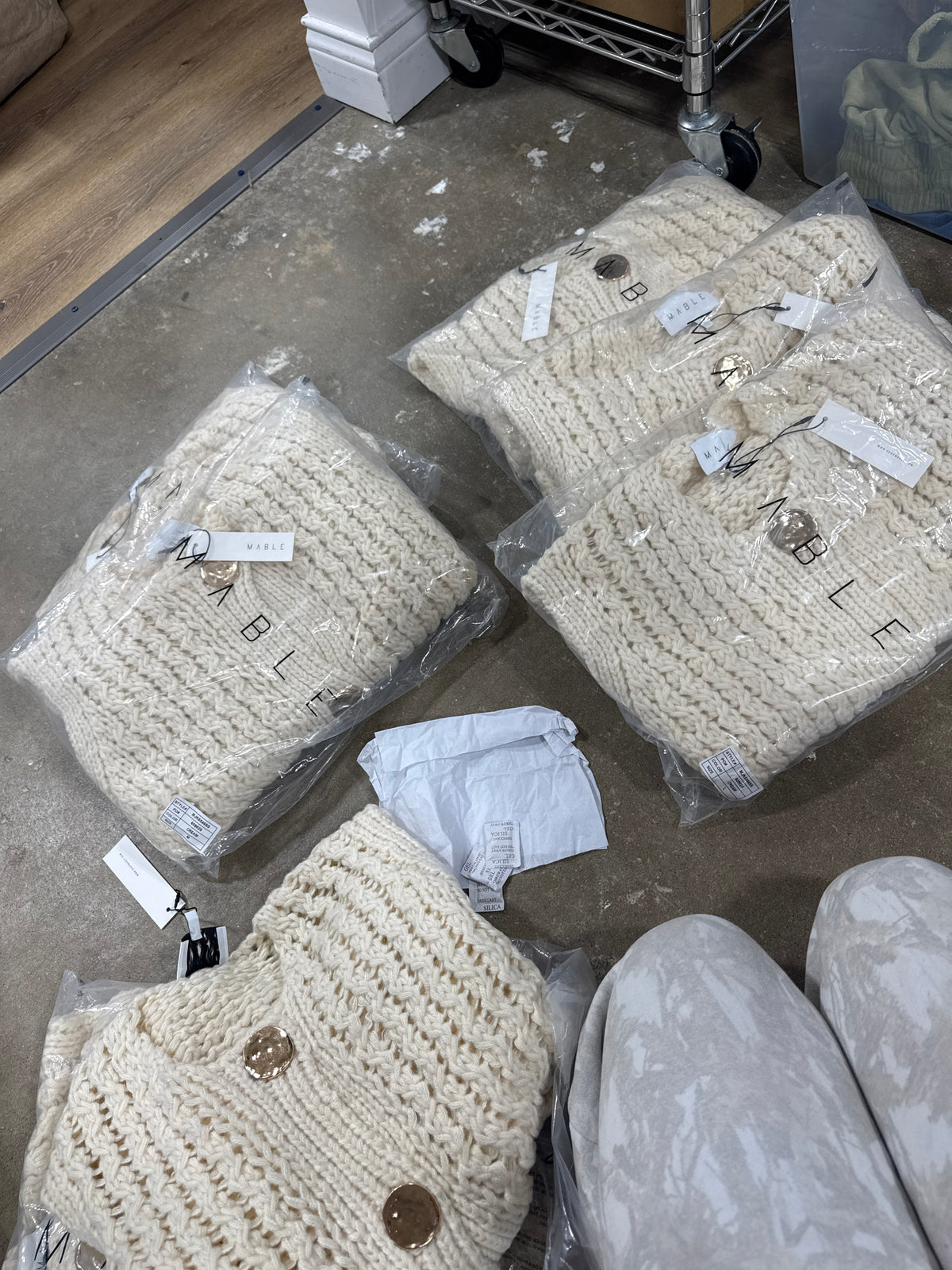Coco Cream Chunky Knit Vest
