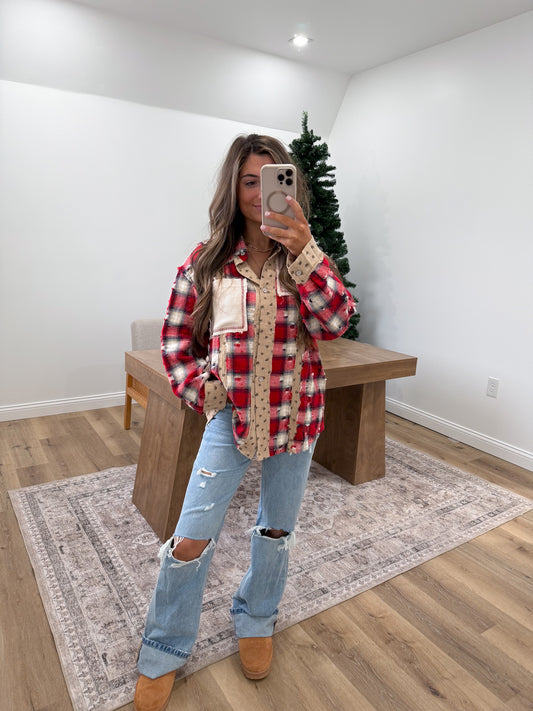 CandyLane Floral Flannel