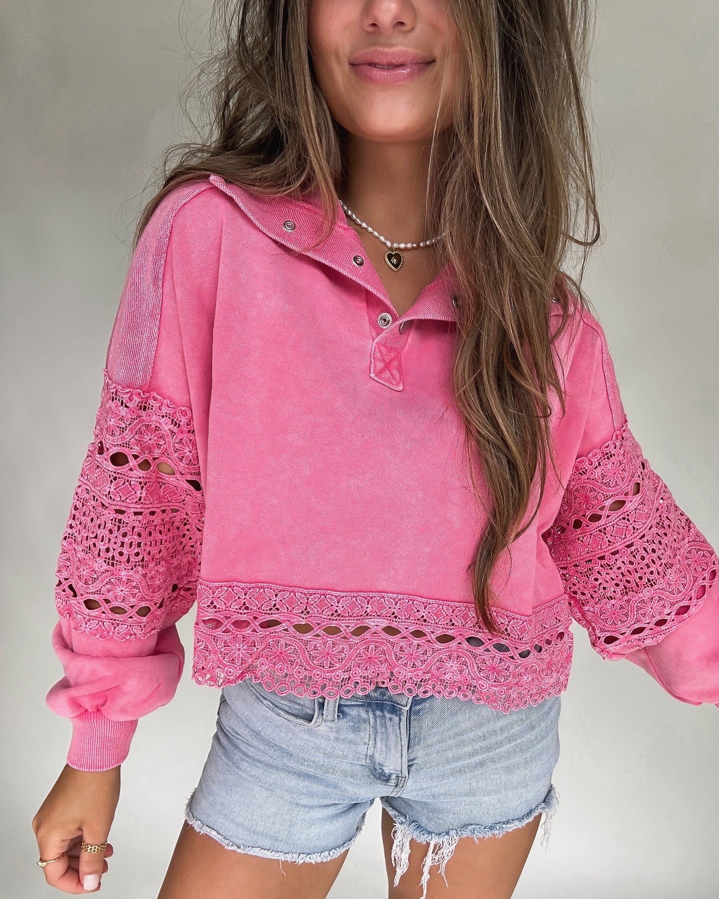 Kylee Pullover- Pink restock!