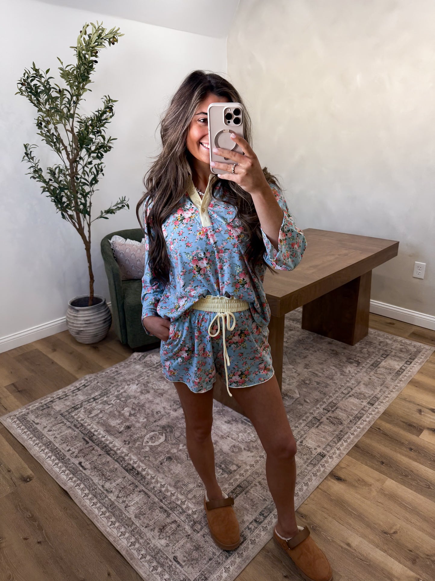 Daisy Set- Pastel blue/yellow