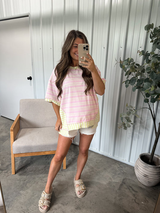 Pastel Striped Tee