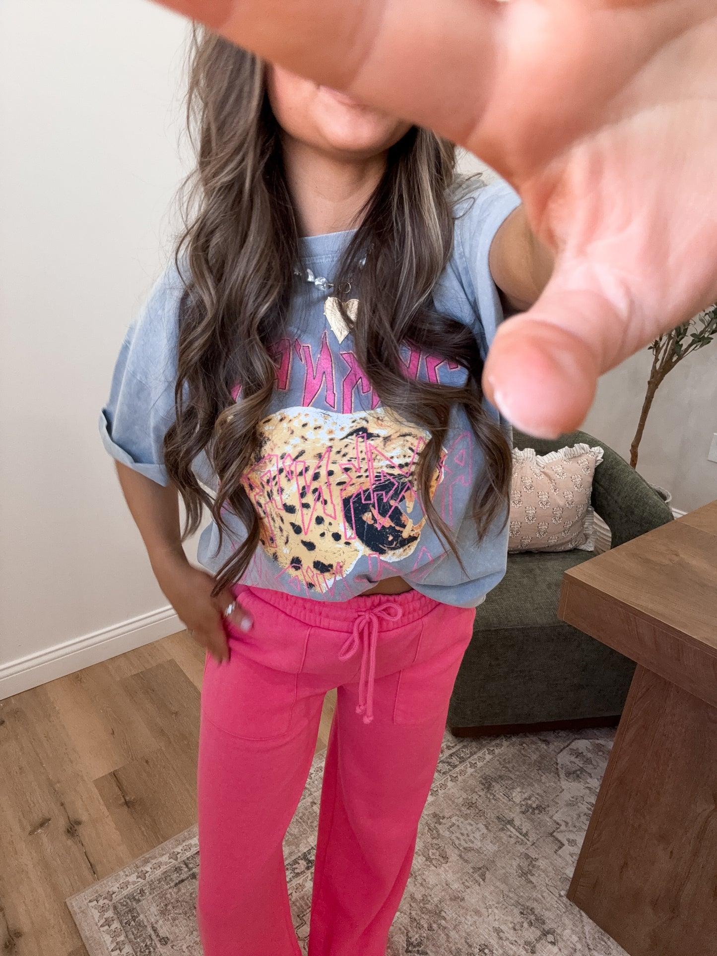 Rock N Roll Leopard Vintage Graphic Tee *RESTOCK*