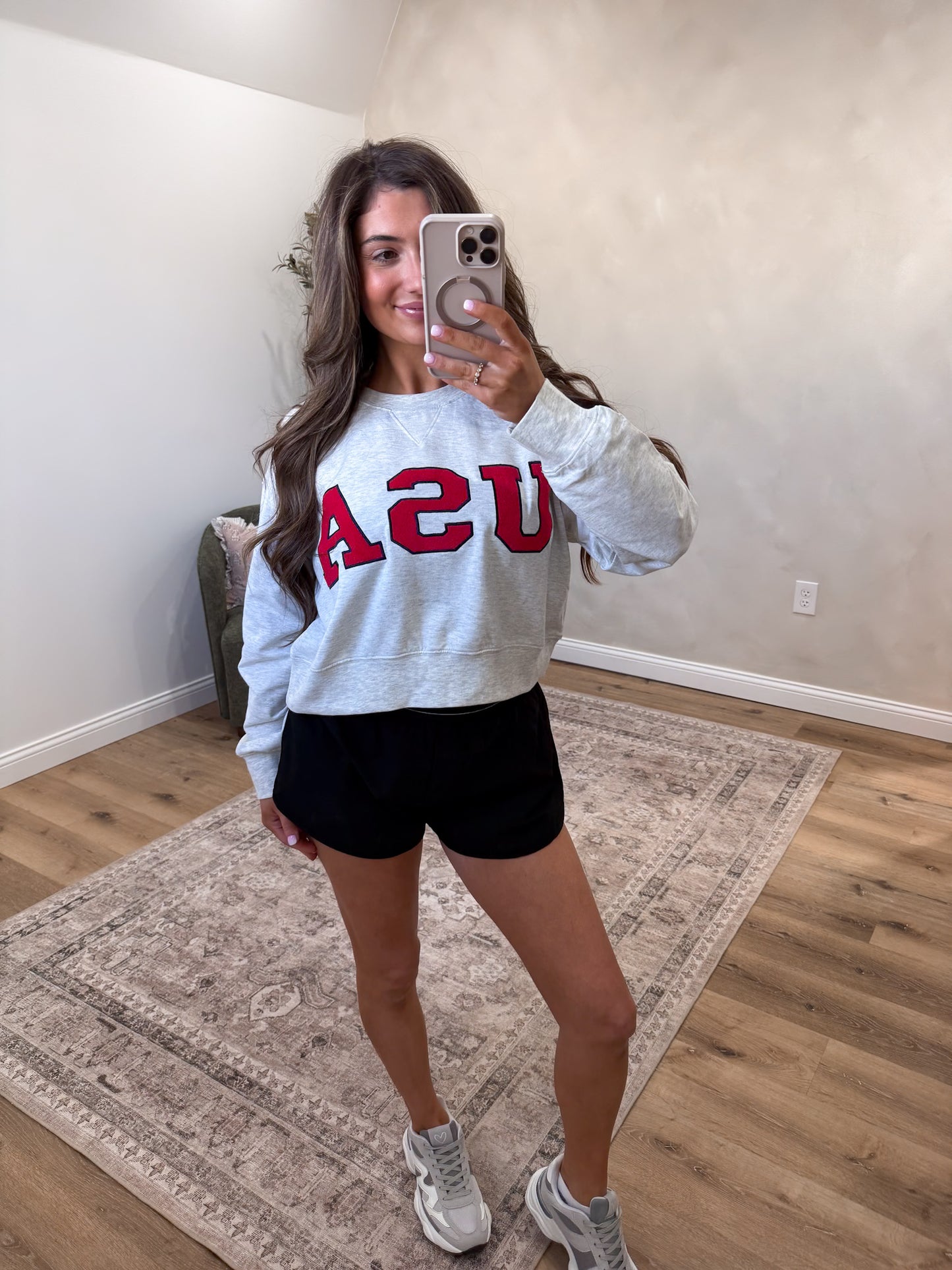 USA patchwork Pullover