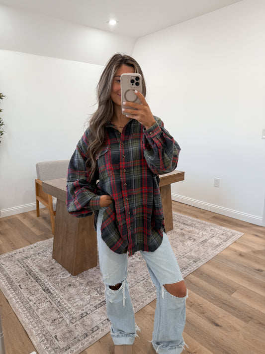 Wavelyn Flannel - Holiday Navy