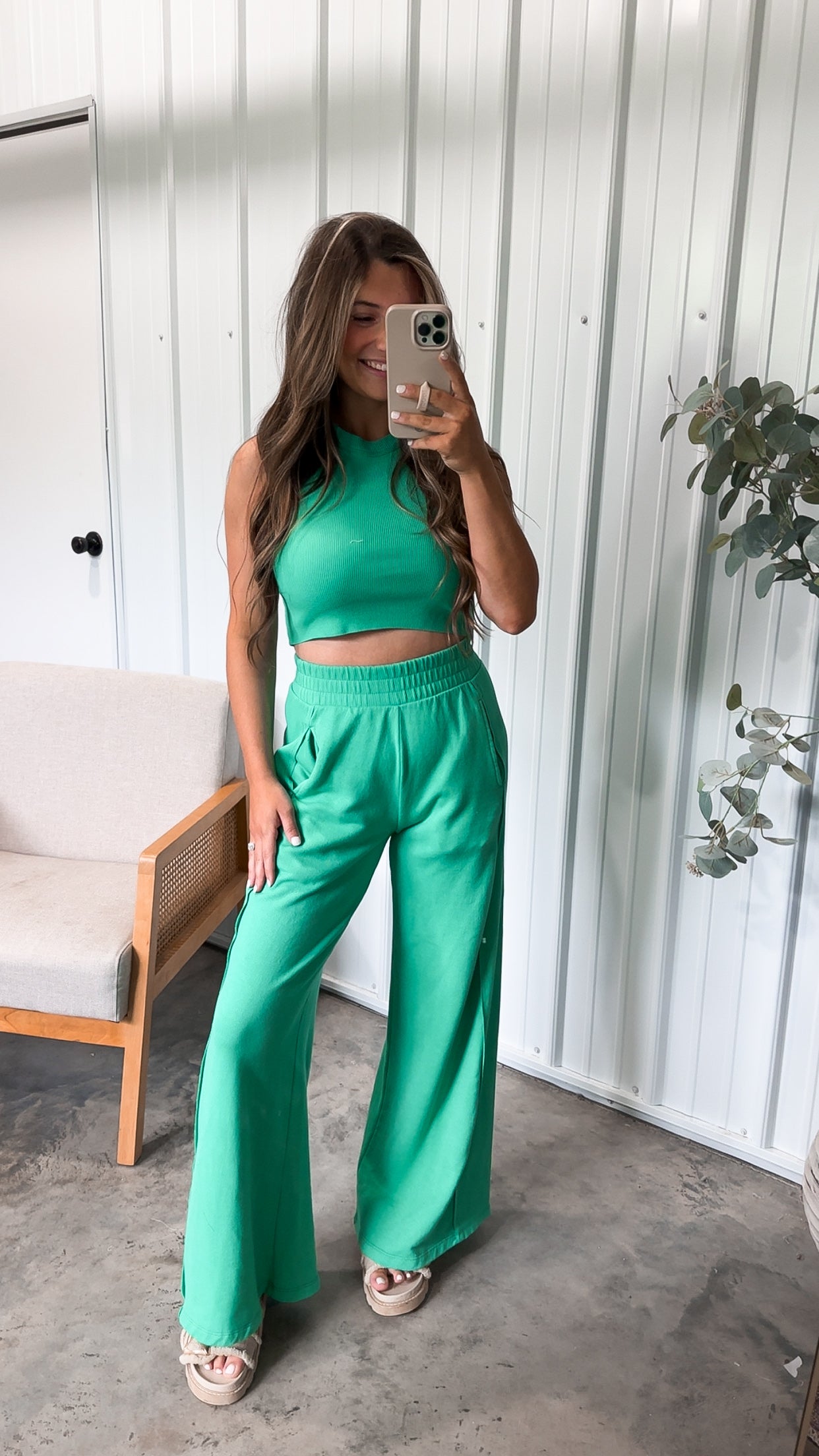 Halsey Set-  Kelly Green