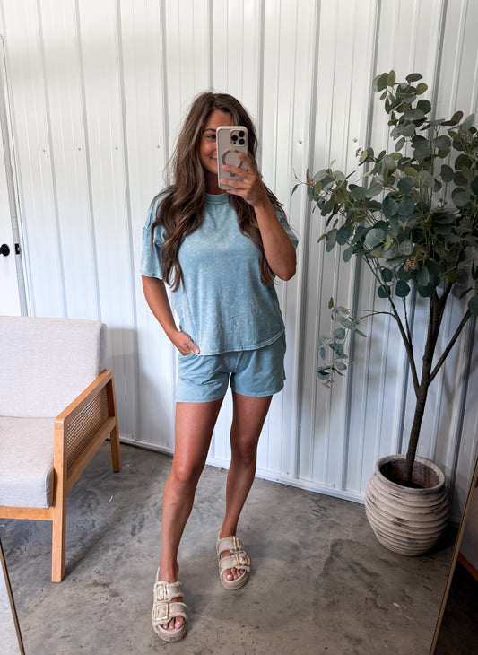 Halo Lounge Set- Blue Grey