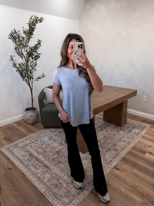 The Capsule Modal Tee - Heather Grey