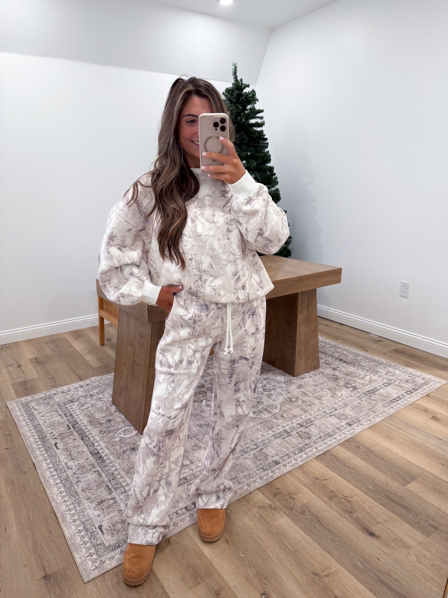 Light Woodland Crewneck