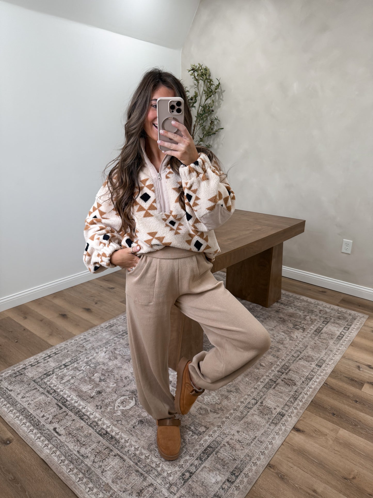 Aztec Teddy Bear Pullover