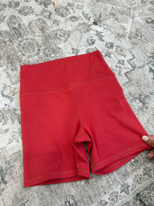 Velocity Contour Biker Shorts - red *restock*