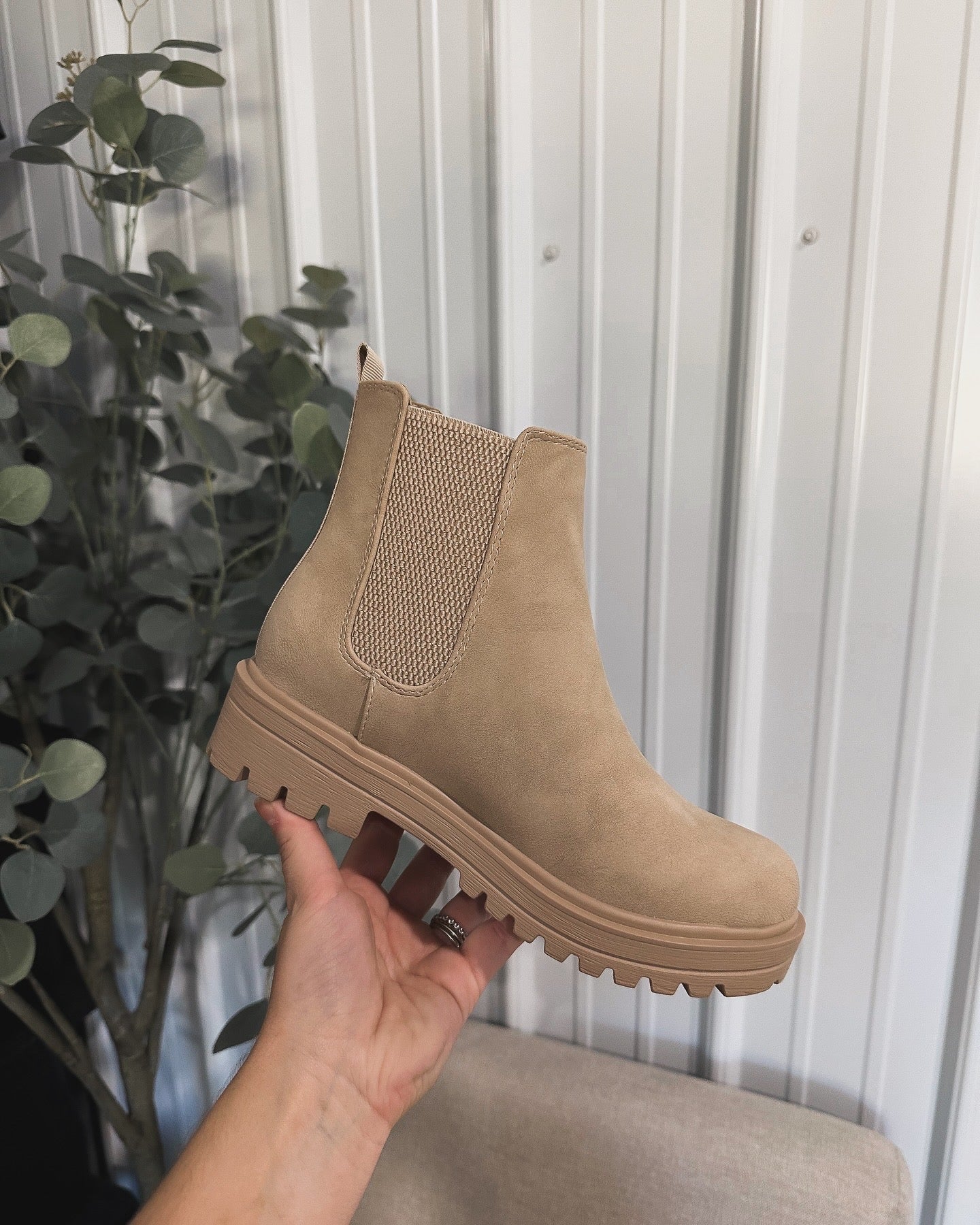 Chelsea Booties - Tan