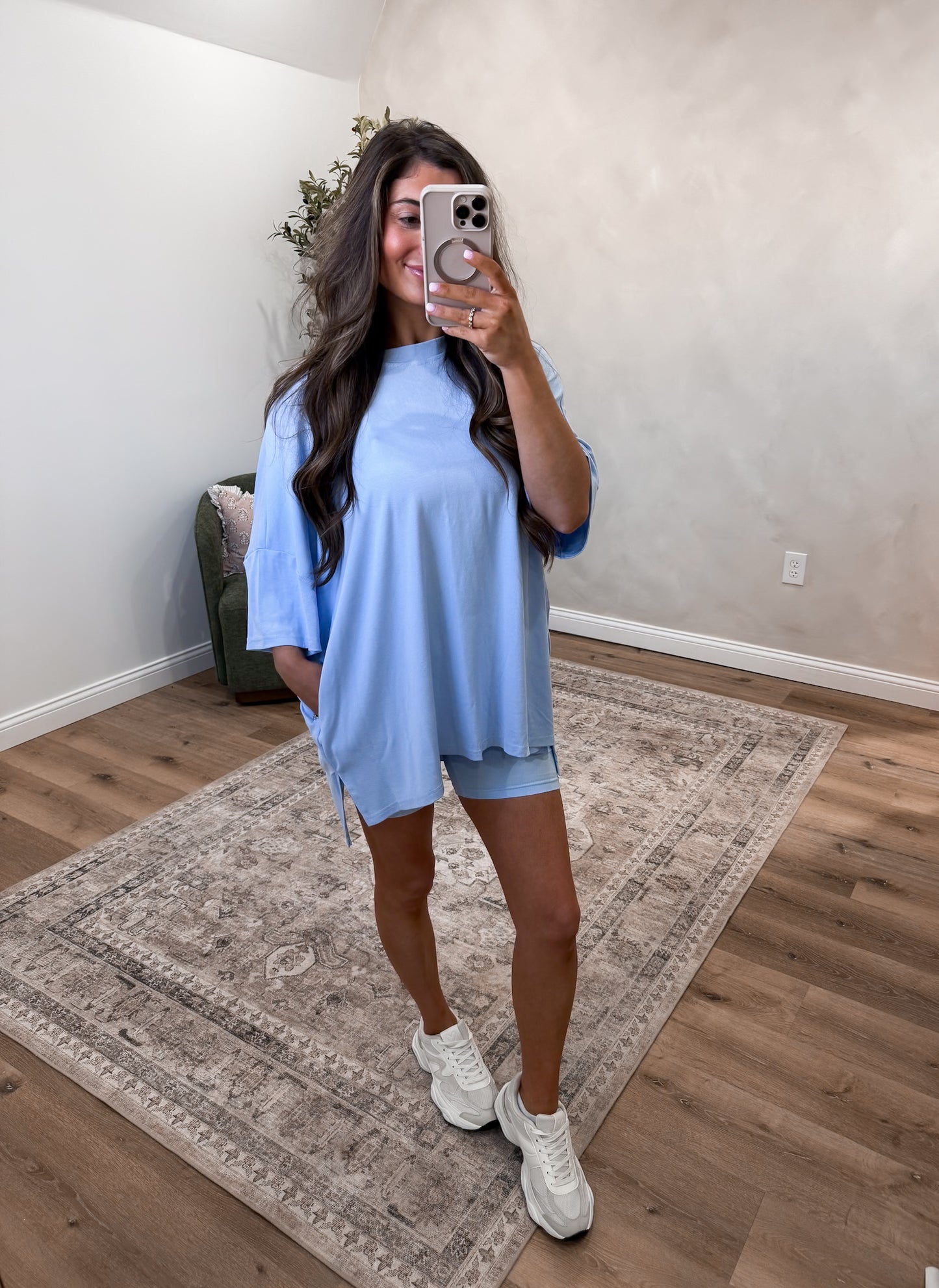 Graysyn Tunic Set - sky blue