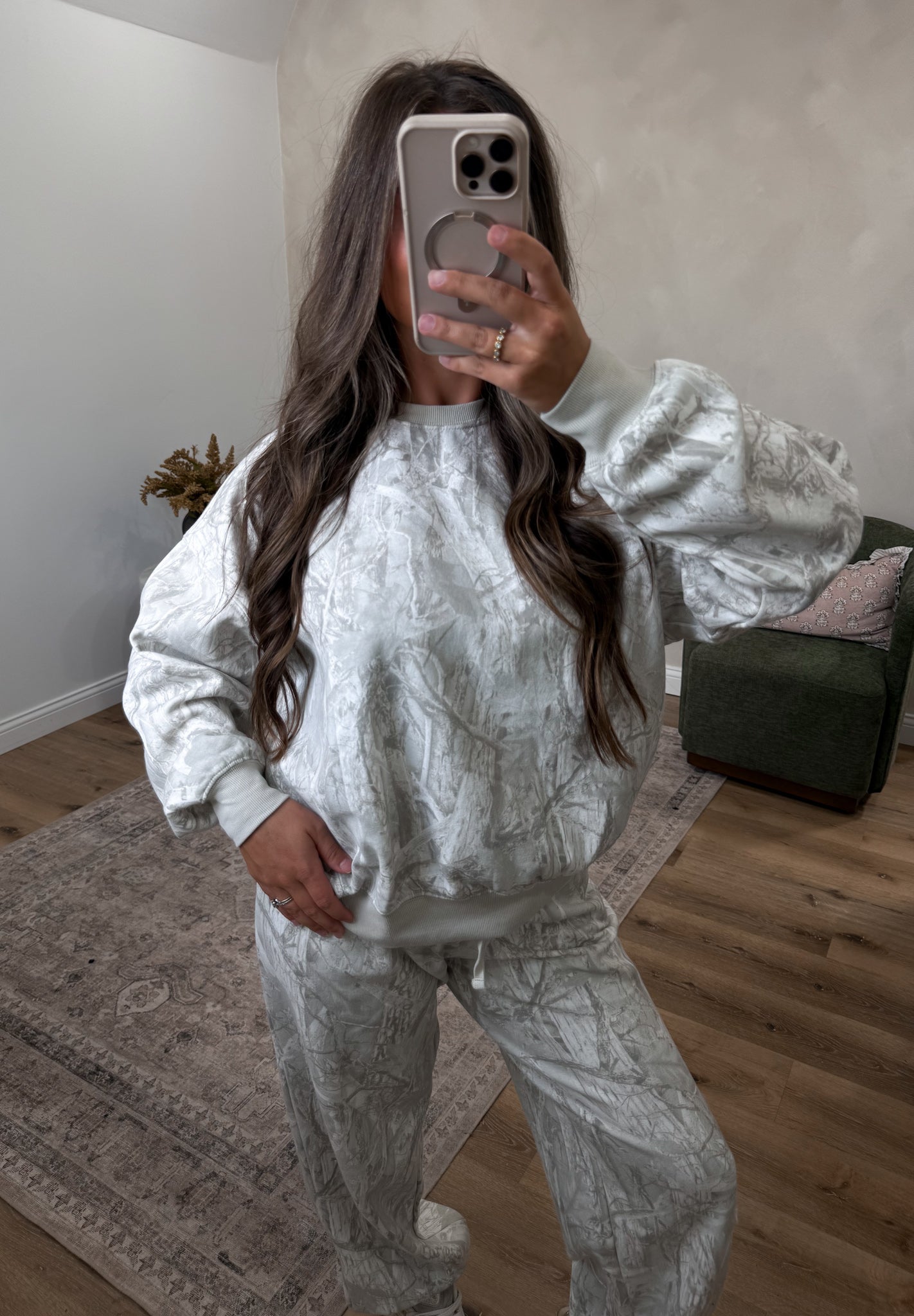 Badlands Camo Pullover - gray