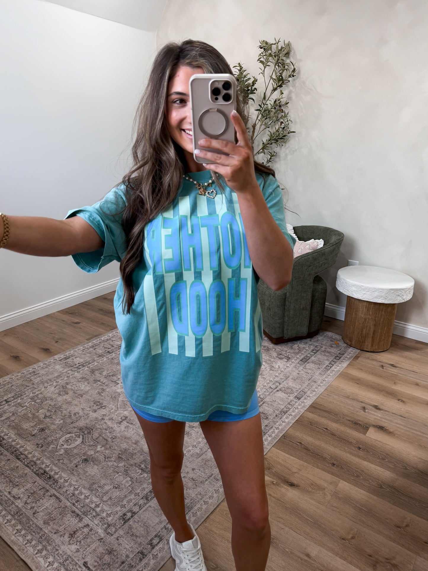 MOTHERHOOD Tee - seafoam