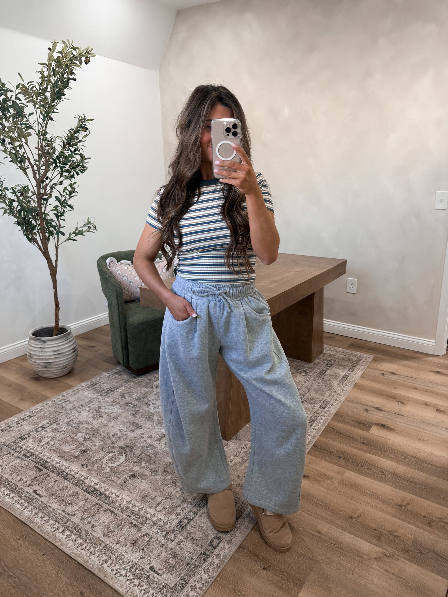 Barrel Lounge Pants - Heather Grey