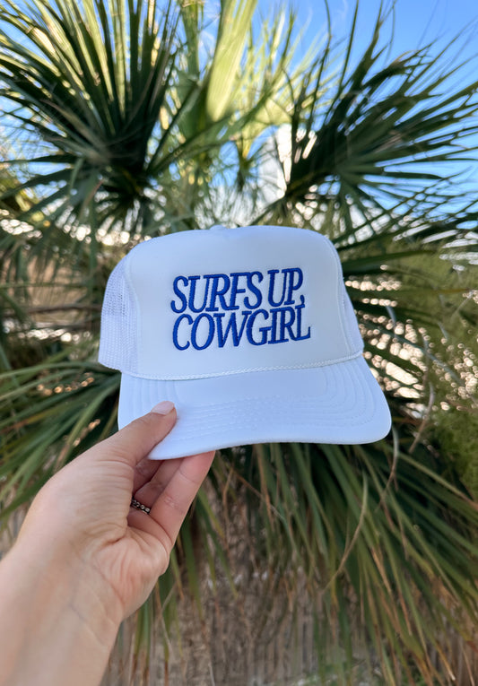 Surfs Up Cowgirl Trucker Hat