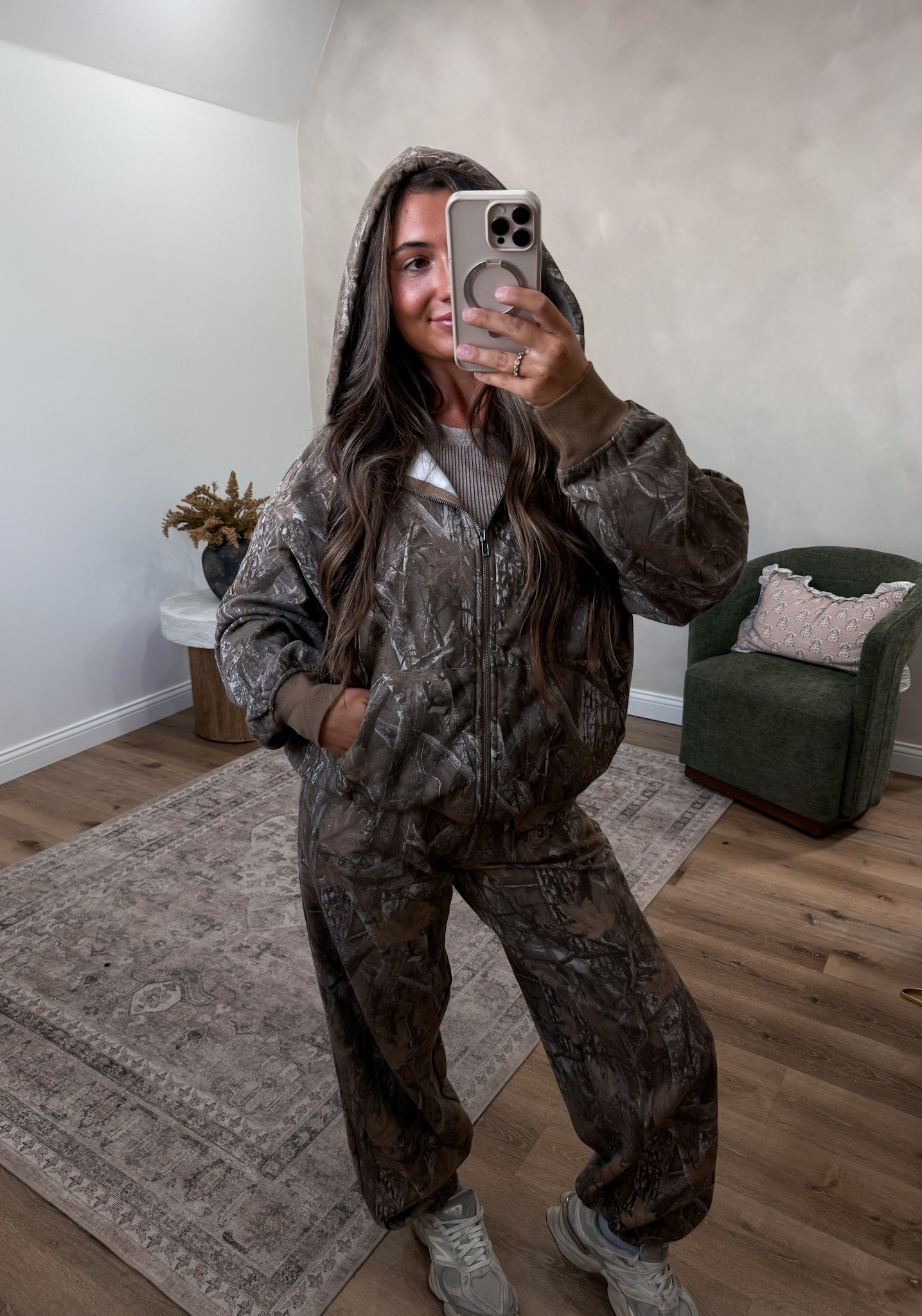 Badlands Camo Full Zip - brown