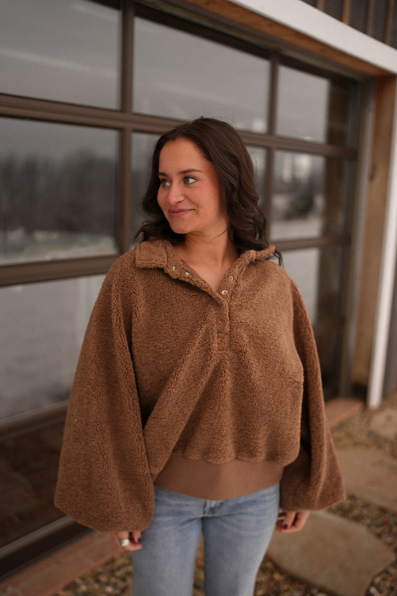 Teddy Bear Brown Piper Pullover