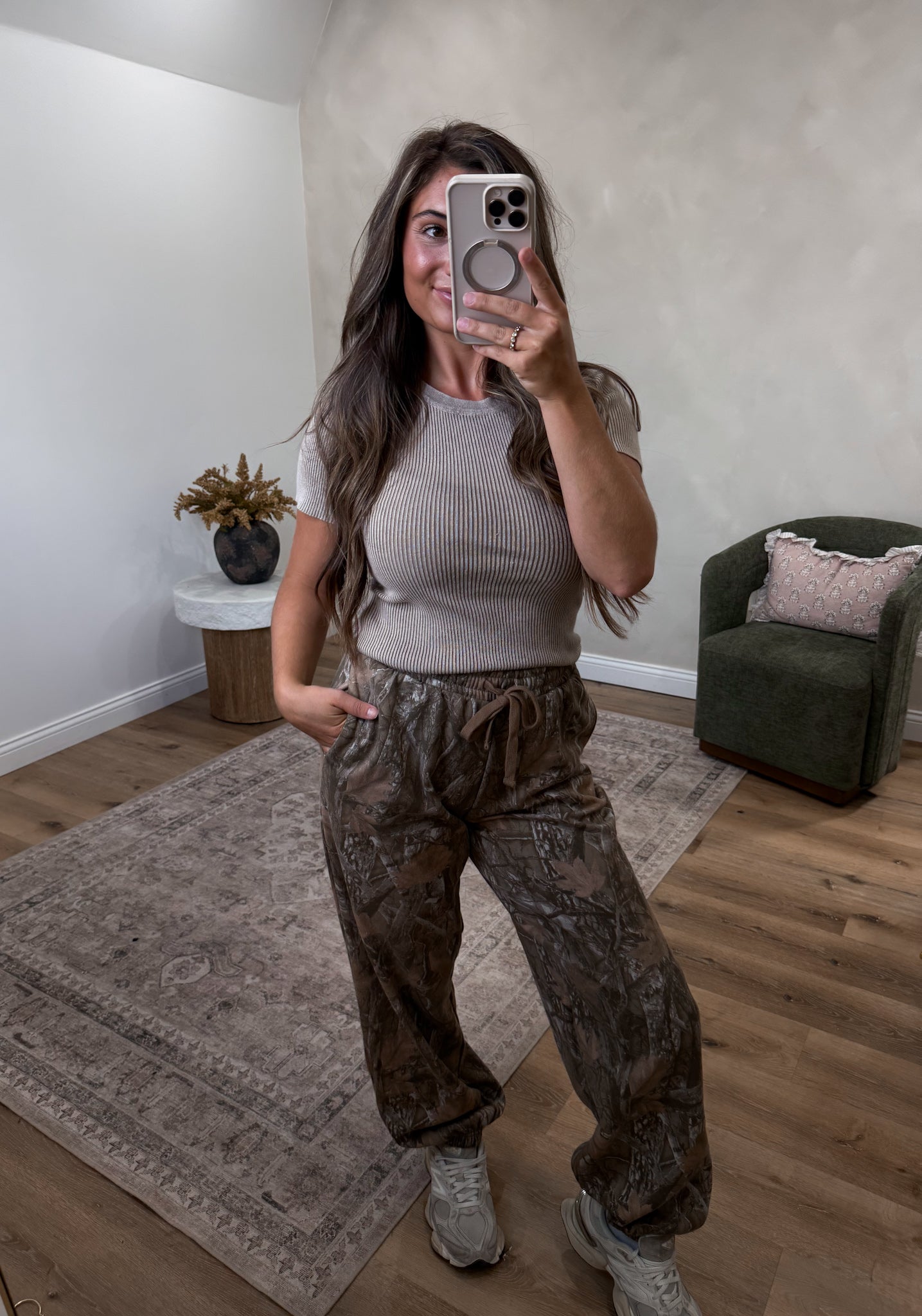 Badlands Camo Joggers - brown