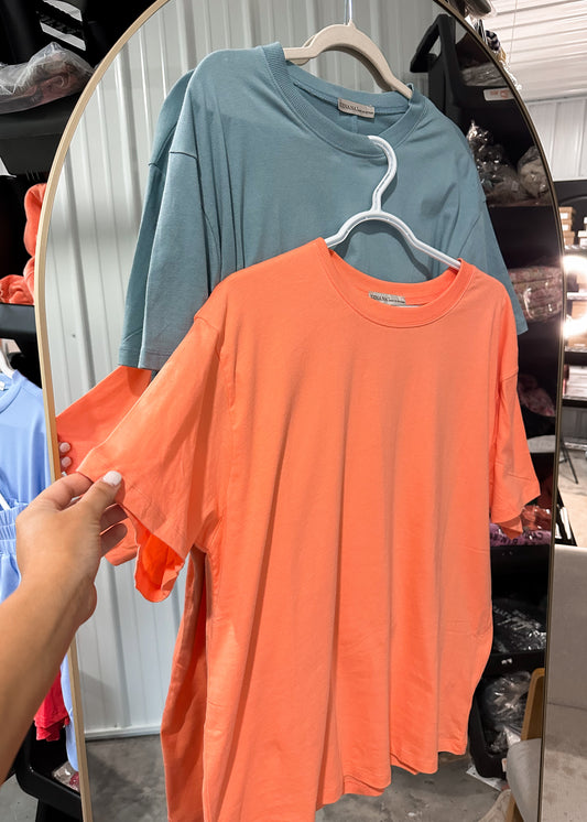 Natasha Basic Tee- 2 colors