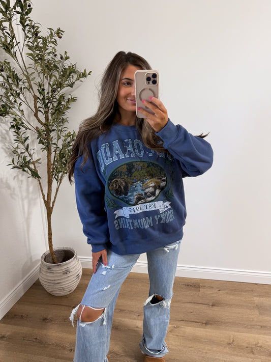 cabin fever - blue colorado graphic